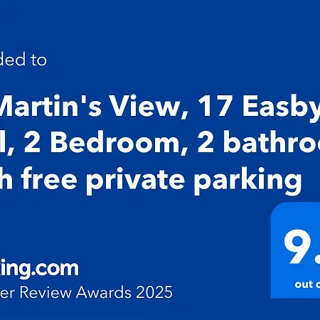 St Martin's View, 17 Easby Hall, 2 Bedroom, 2 Bathroom With Free Private Parking Apartment *